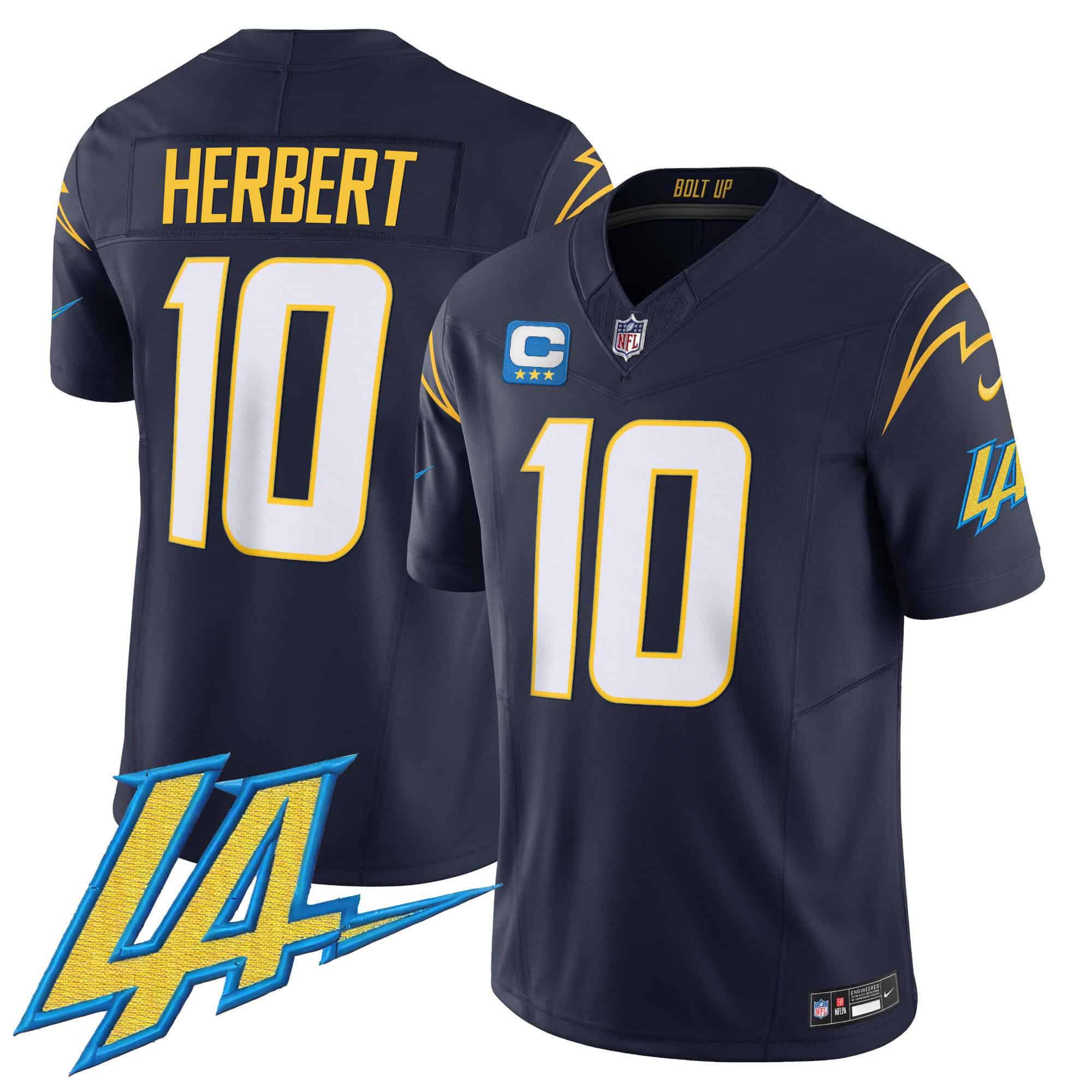 Men Los Angeles Chargers #10 Herbert Drak Blue 2024 Nike Vapor Limited NFL Jersey->indianapolis colts->NFL Jersey